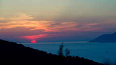Sunset over Lesvos