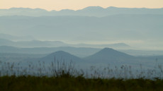 View towards the Drakensburg Mountains