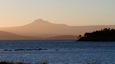 Evening light over Tasmania