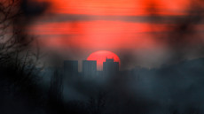 Sunset over South London