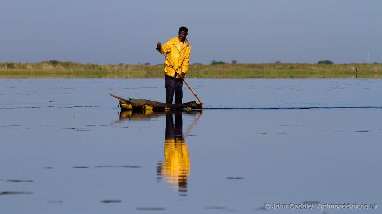 Fishing on Lake Bisina