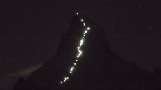 Matterhorn at night