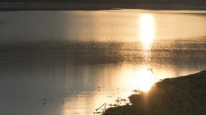 Sunrise across the lake