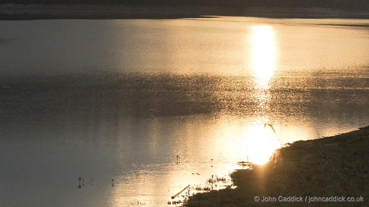 Sunrise across the lake